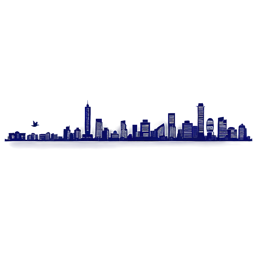 Skyline With Birds Png Rxu47 PNG image