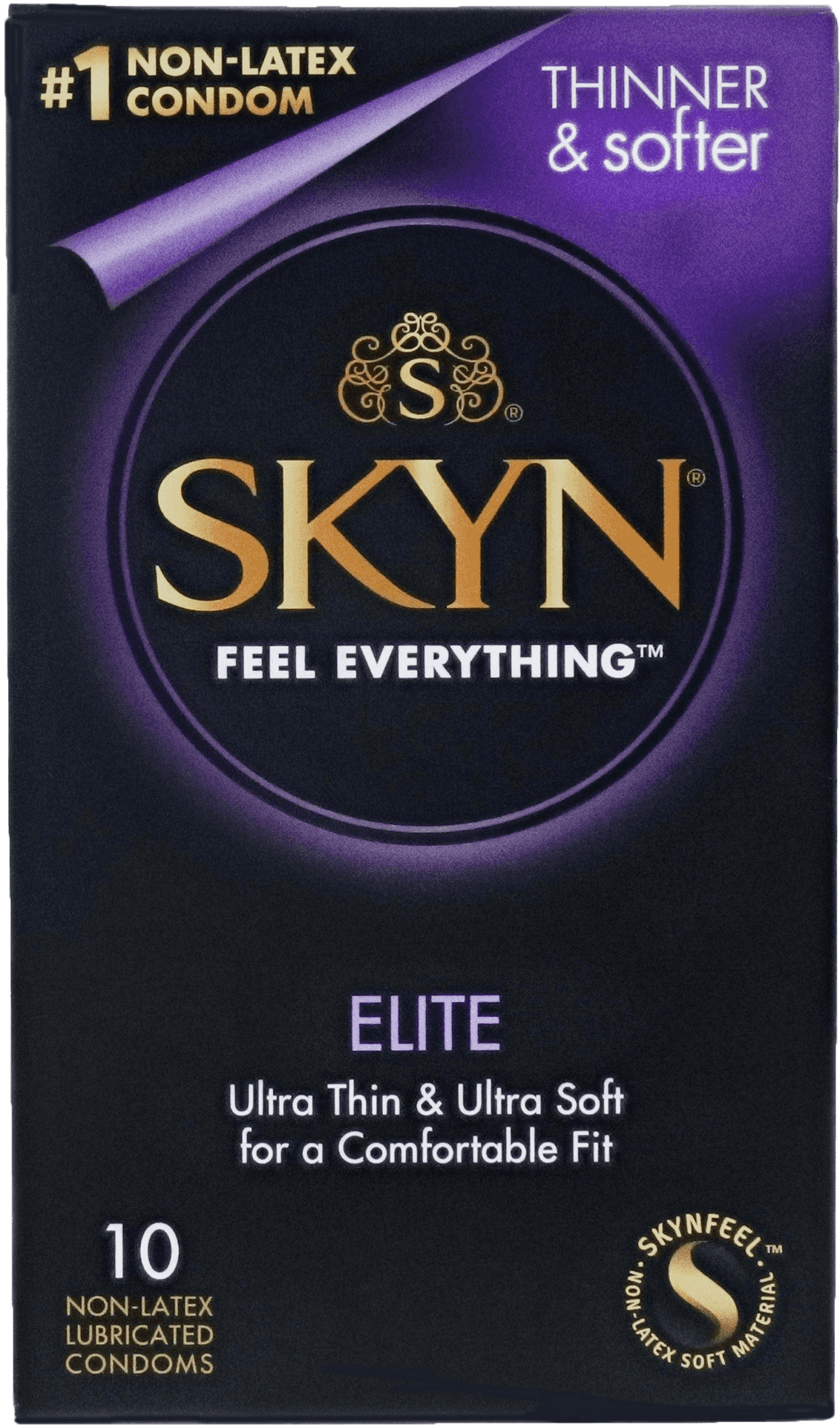 Skyn Elite Condom Package PNG image