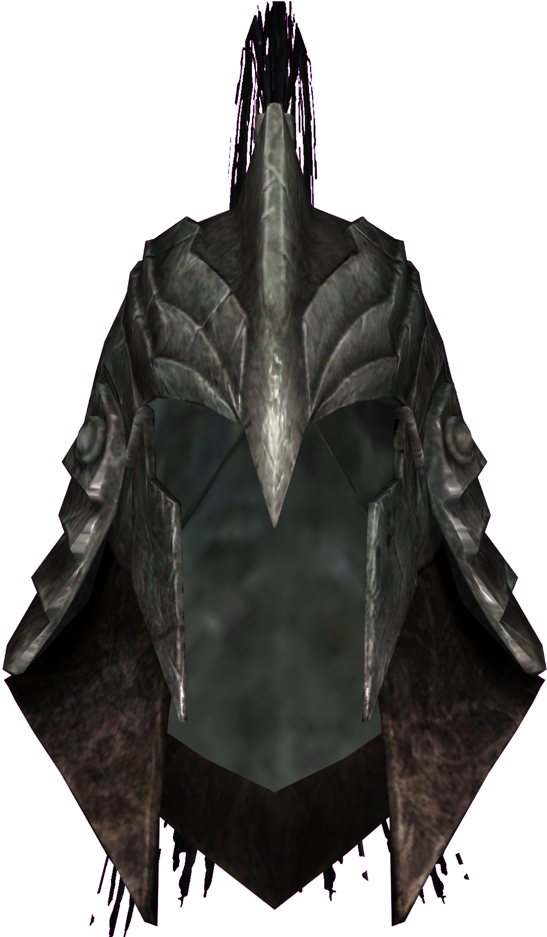 Skyrim Daedric Helmet3 D Model PNG image