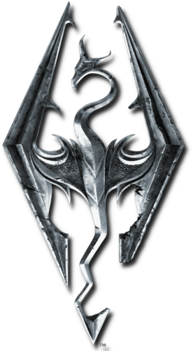 Skyrim Logo Fantasy Game Symbol PNG image