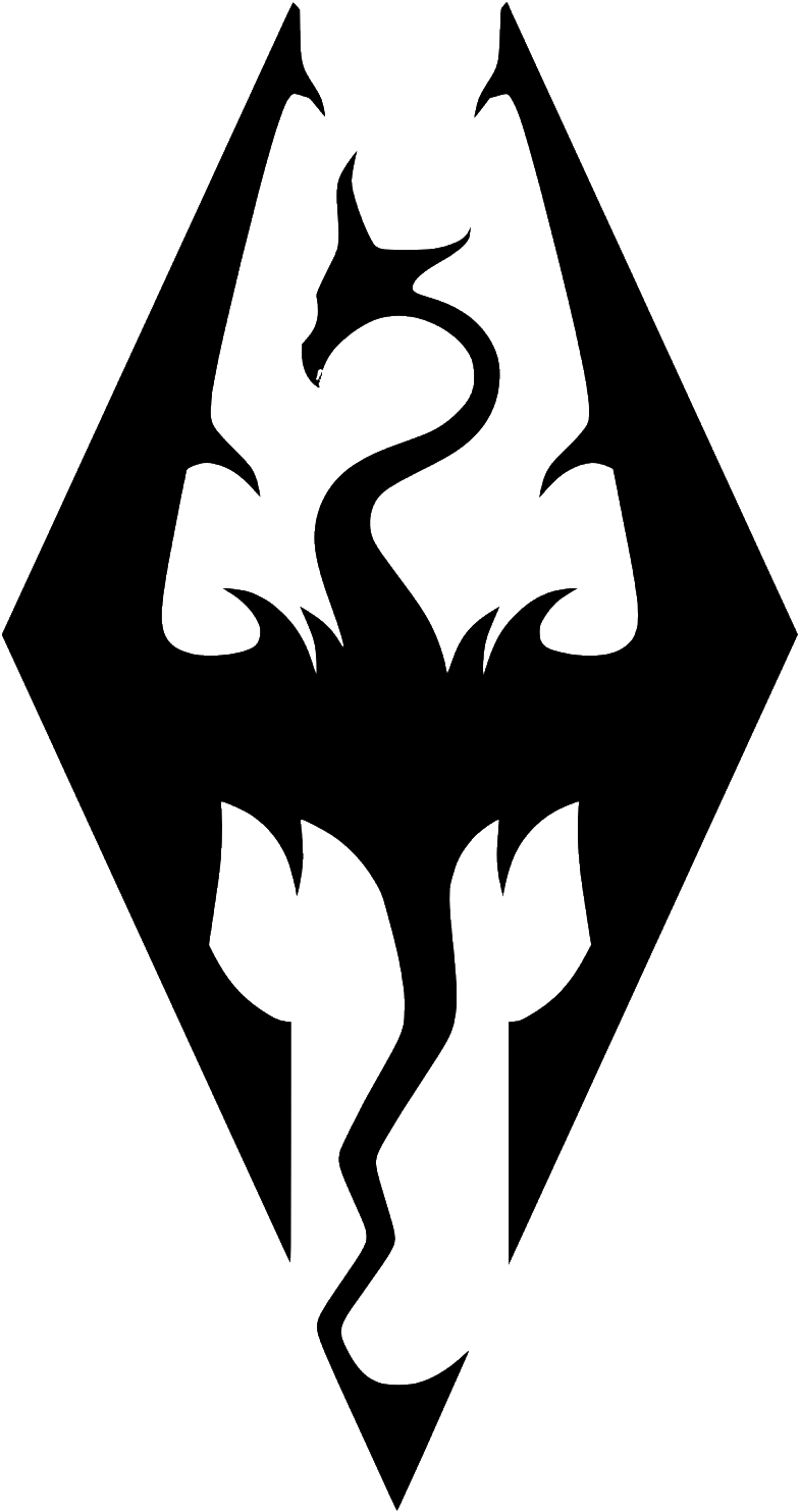 Skyrim Logo Icon PNG image
