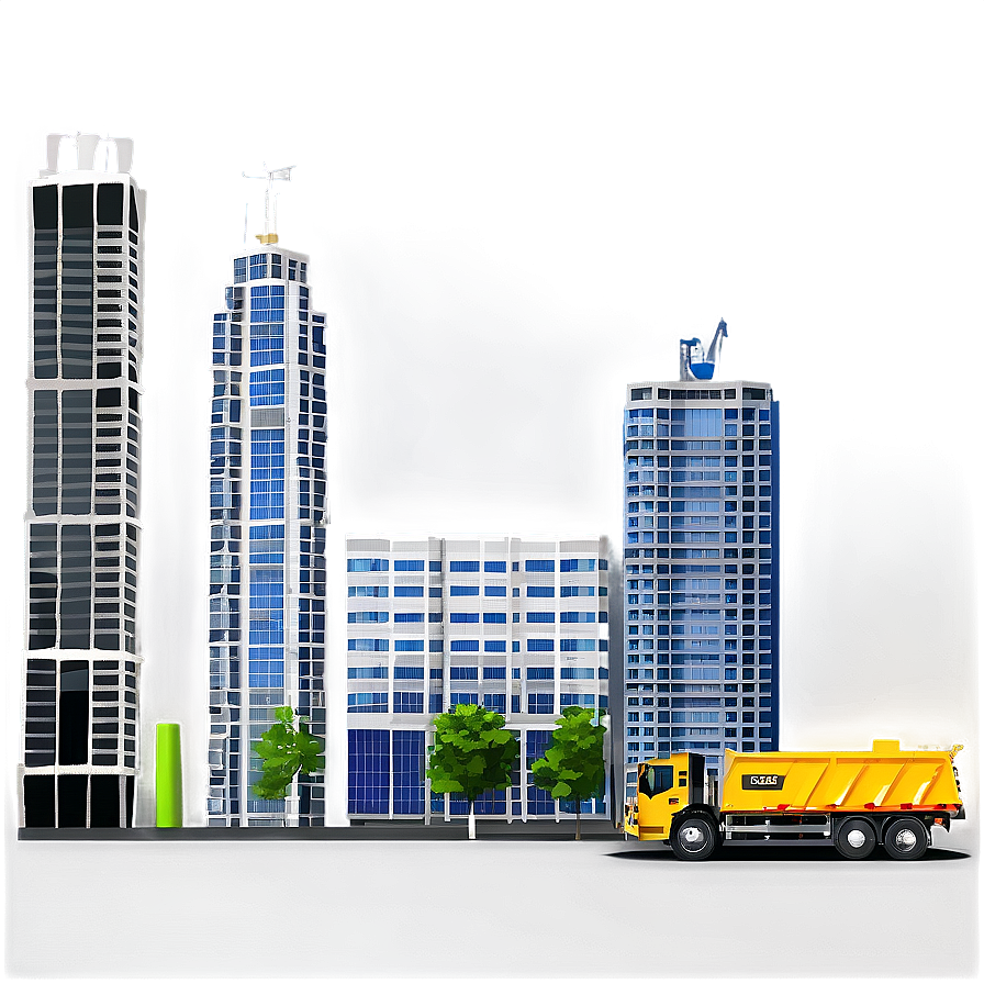 Skyscraper Construction Site Png Icg PNG image