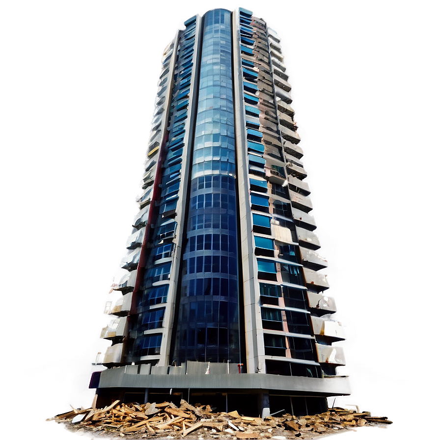 Skyscraper During Earthquake Png 77 PNG image