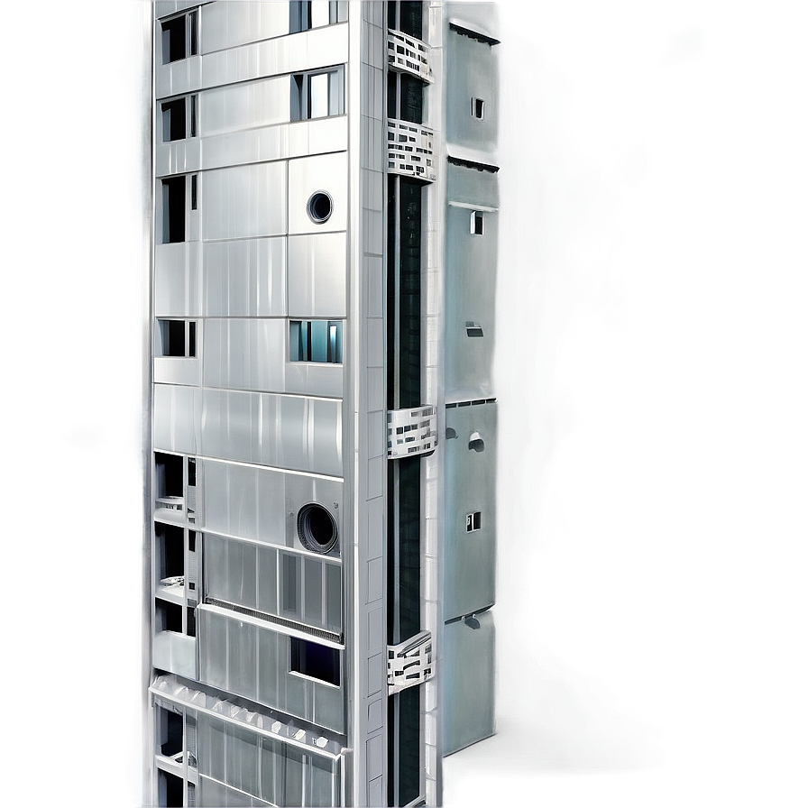 Skyscraper Elevator Shaft Png 05212024 PNG image