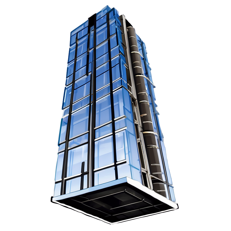 Skyscraper Elevator Shaft Png 05212024 PNG image