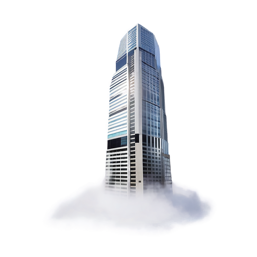 Skyscraper In Fog Png 72 PNG image