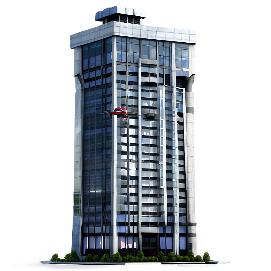 Skyscraper With Helipad Png Wxj31 PNG image