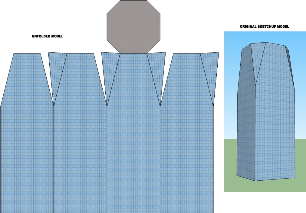 Skyscraper3 D Model Comparison PNG image