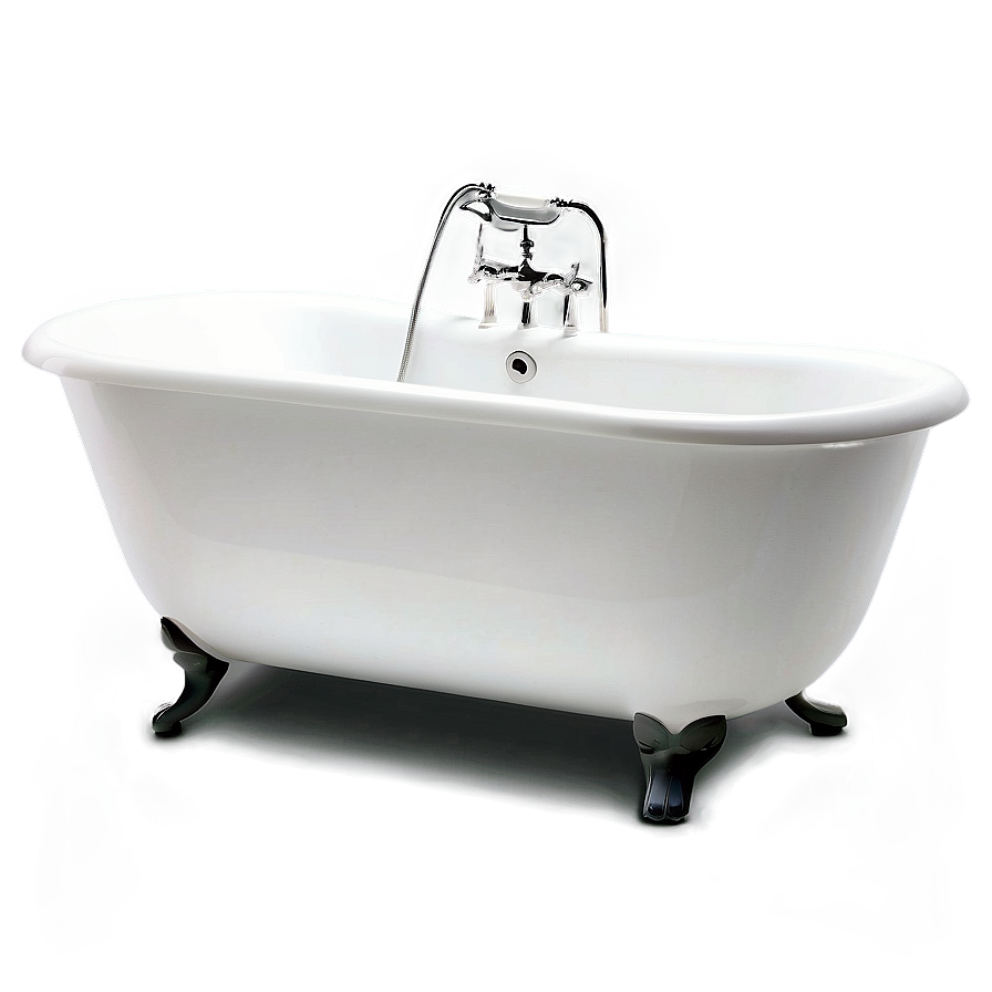 Sleek Acrylic Bathtub Png 06282024 PNG image