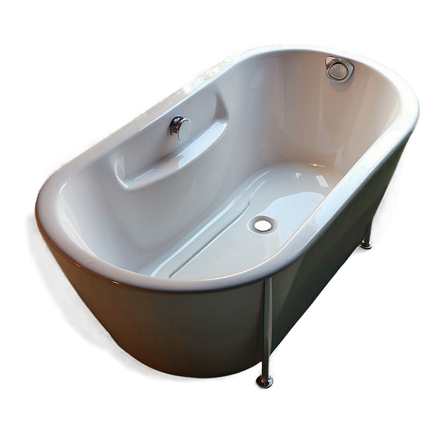 Sleek Acrylic Bathtub Png Cth65 PNG image