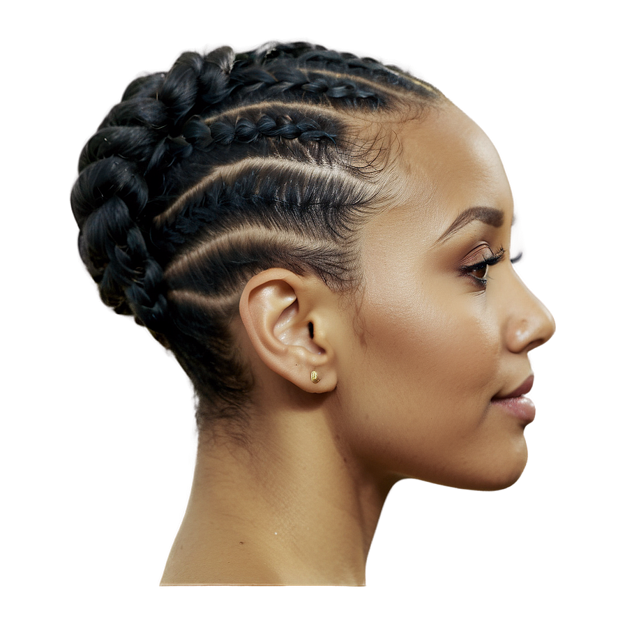 Sleek And Chic Hair Edges Png 60 PNG image