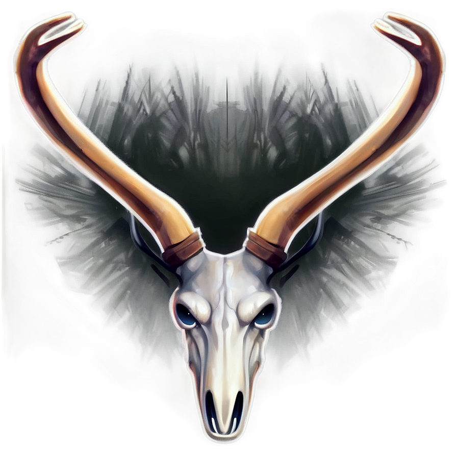 Sleek Antler Iconography Png 06212024 PNG image