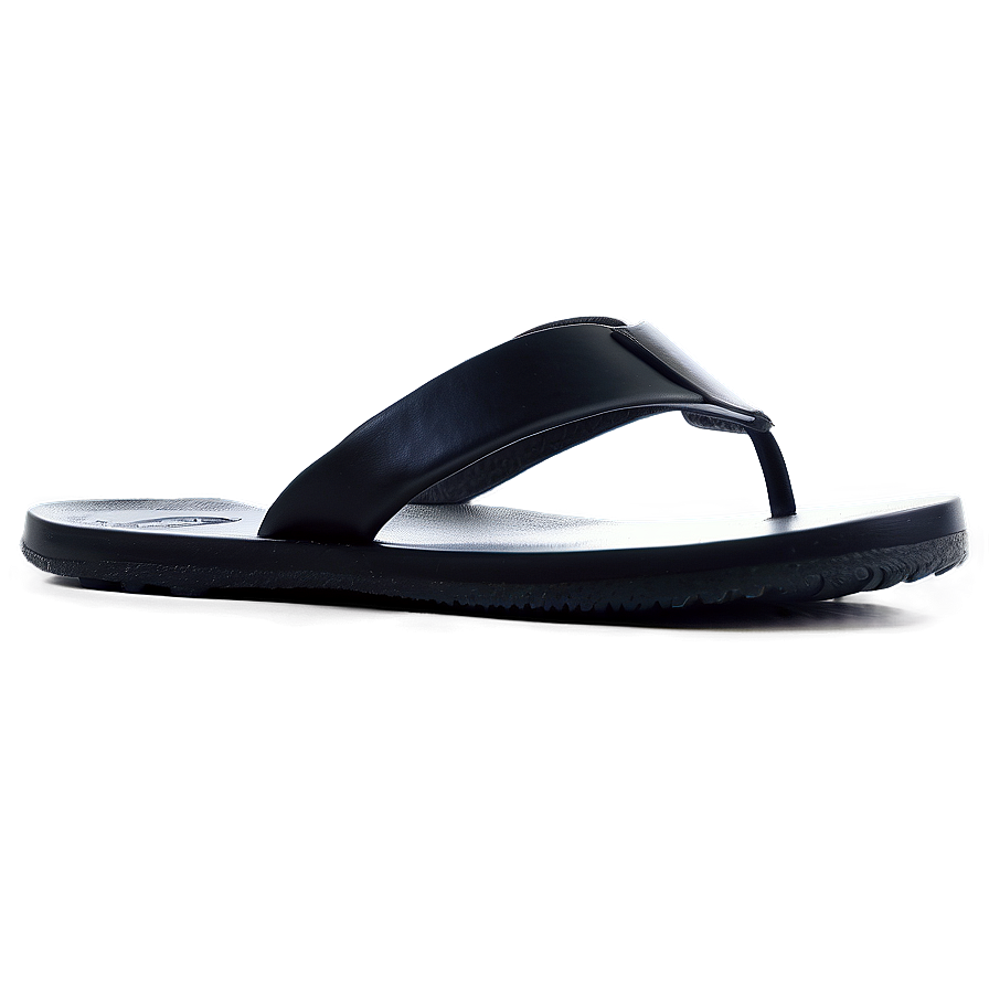 Sleek Black Flip Flop Png 06132024 PNG image