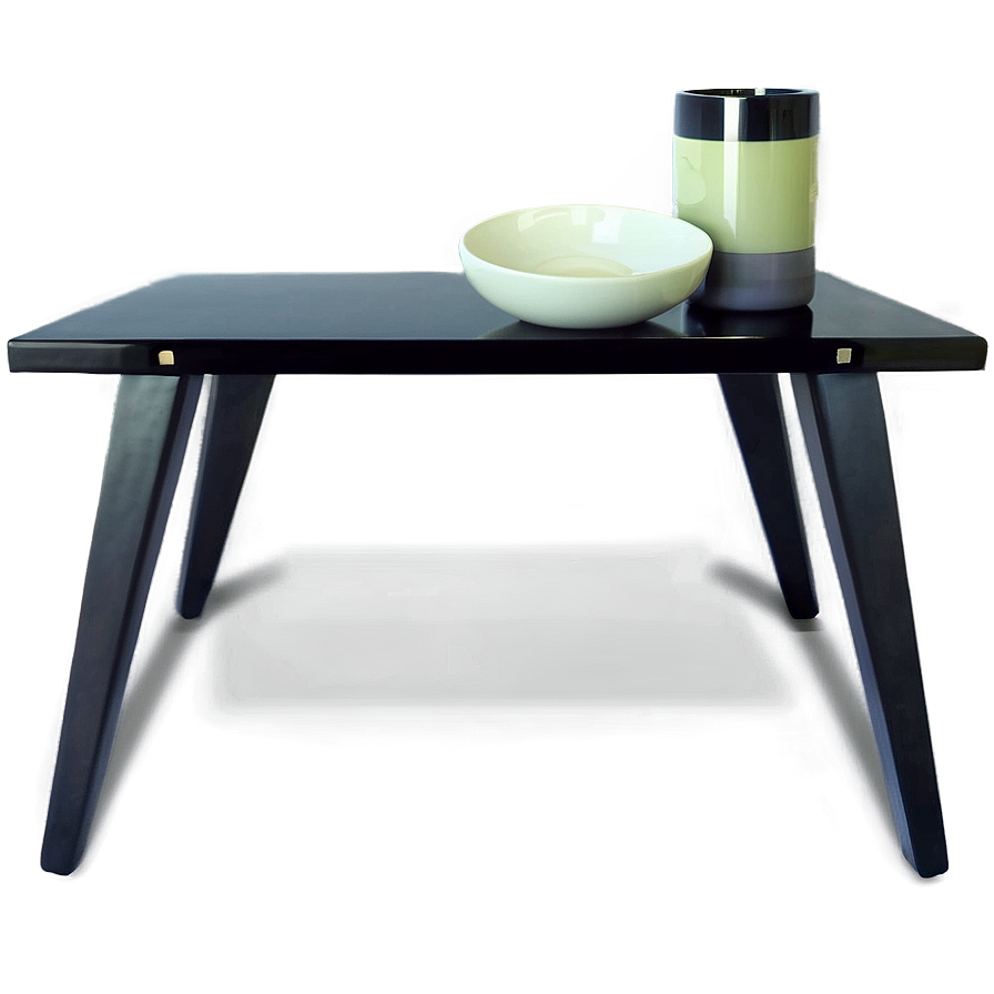 Sleek Black Table Furniture Png 89 PNG image