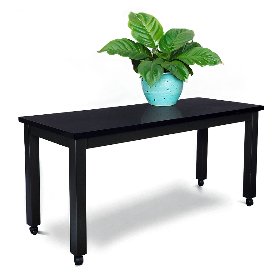 Sleek Black Table Png Gdl46 PNG image