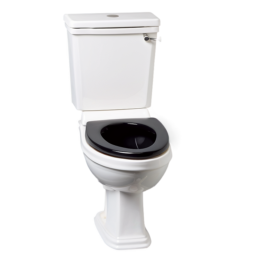 Sleek Black Toilet Png Uxn80 PNG image