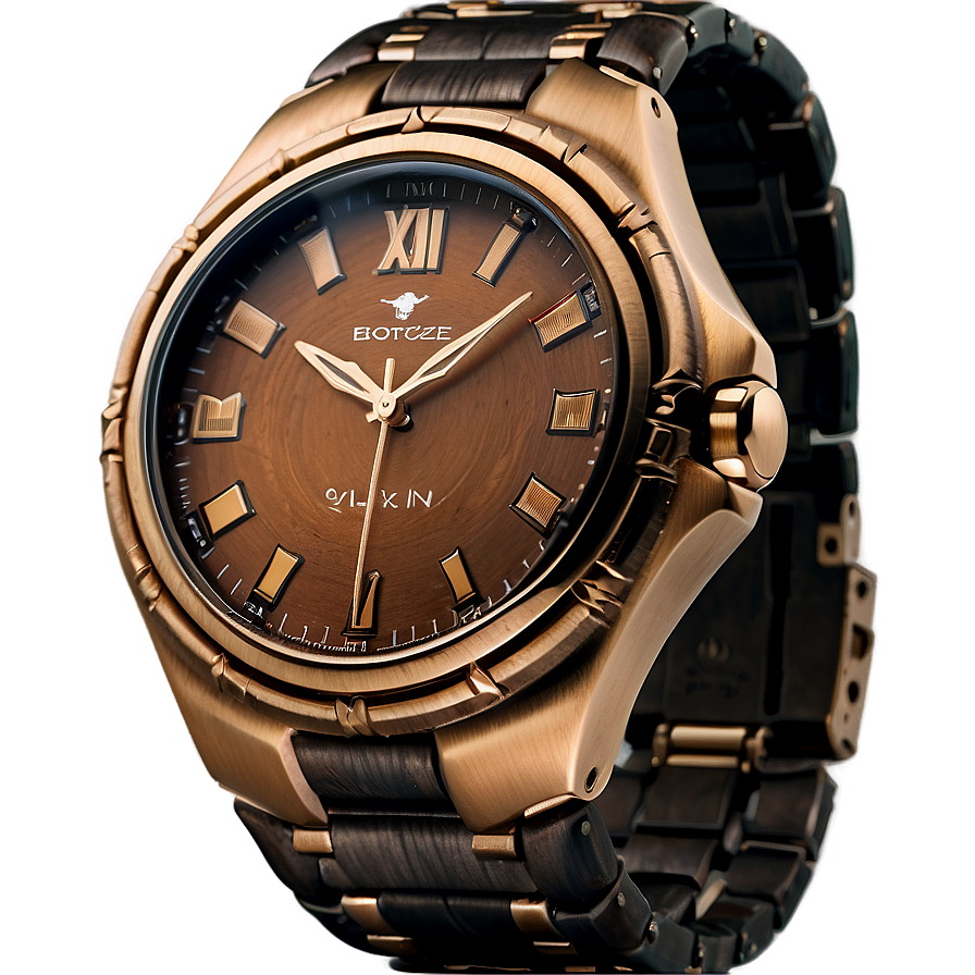 Sleek Bronze Watch Png 06252024 PNG image