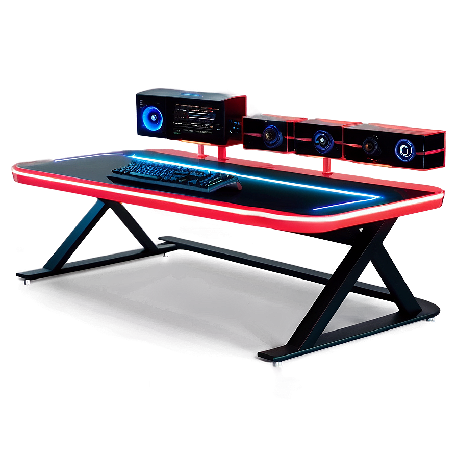 Sleek Gaming Desk Png Cpo PNG image