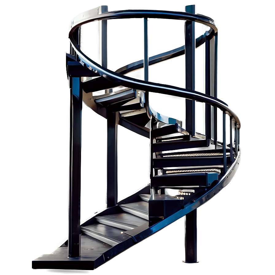 Sleek Iron Staircase Png 54 PNG image