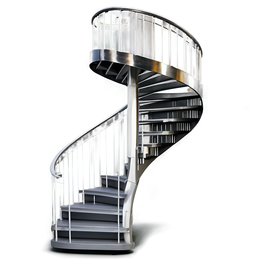 Sleek Iron Staircase Png Cfy PNG image