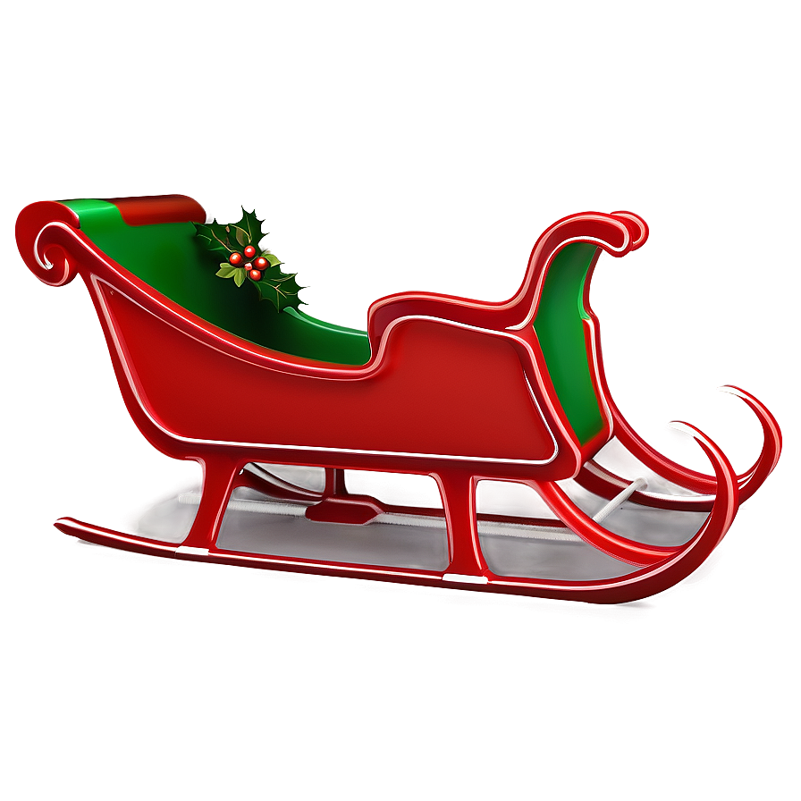 Sleek Modern Christmas Sleigh Png 11 PNG image