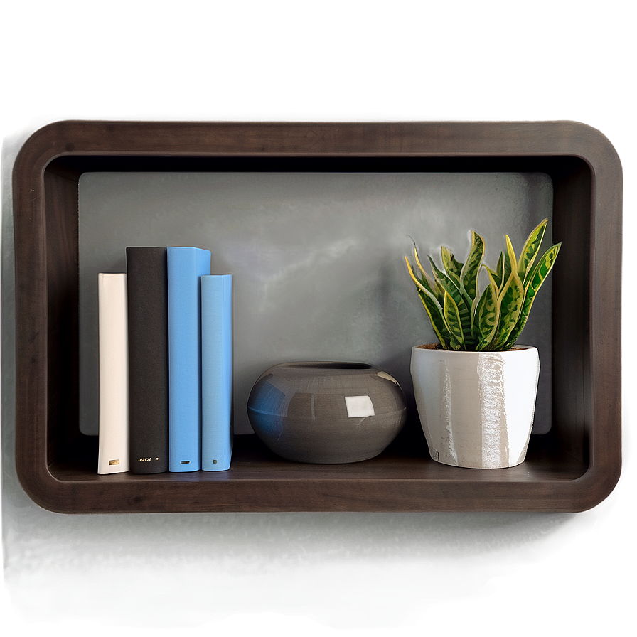 Sleek Modern Wall Shelf Png 10 PNG image