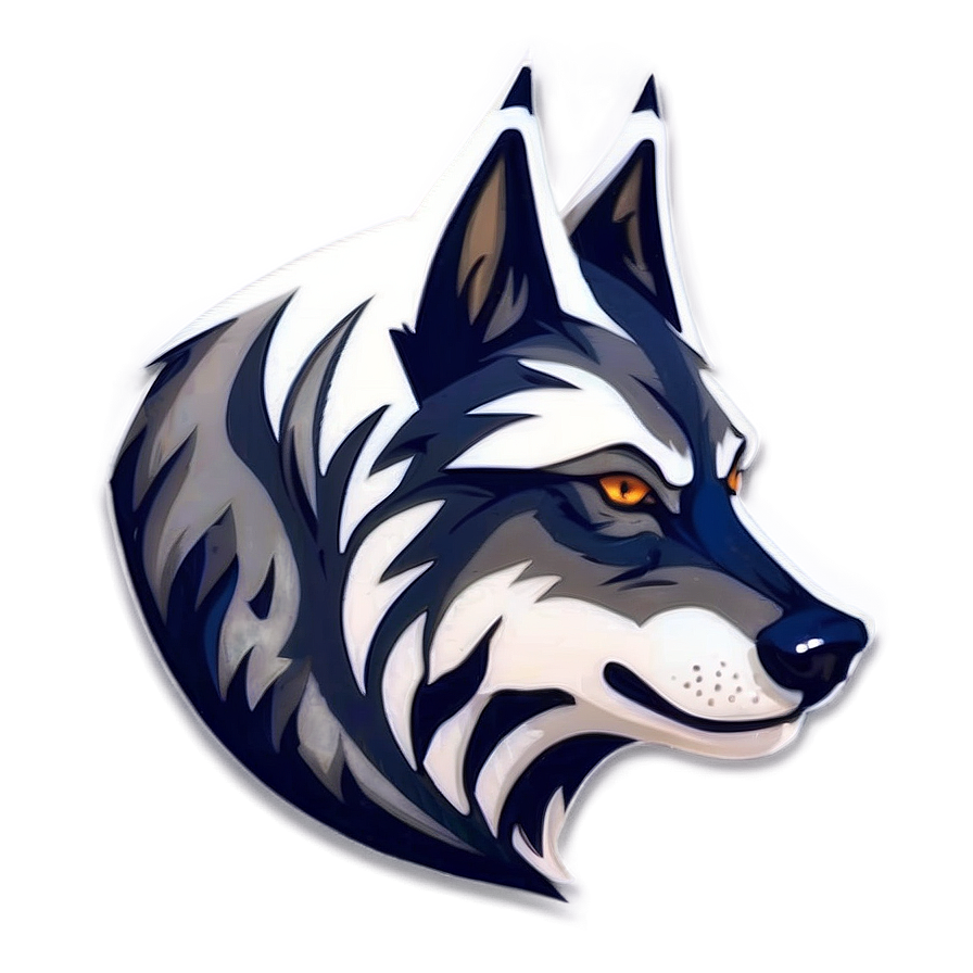 Sleek Modern Wolf Logo Png 37 PNG image