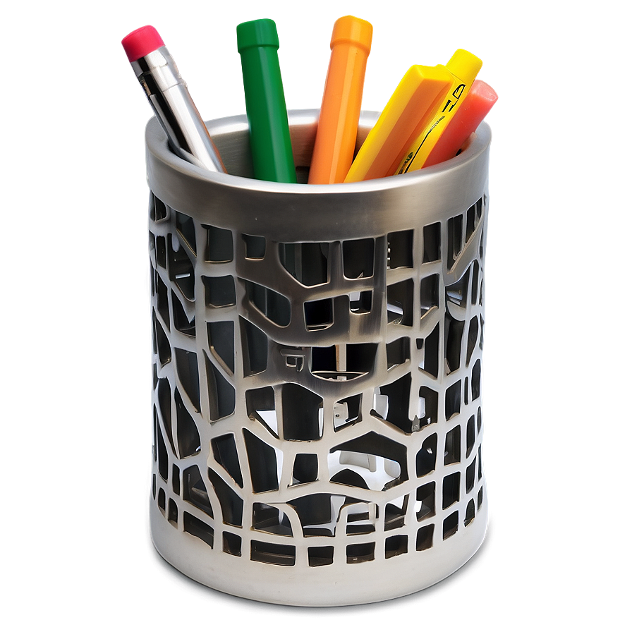 Sleek Pencil Holder Png Vio23 PNG image