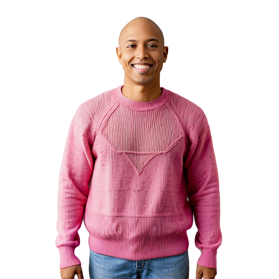 Sleek Pink Sweater Png Xol10 PNG image