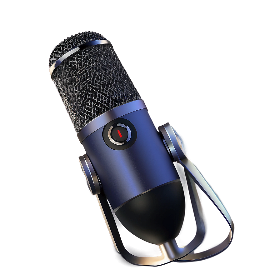 Sleek Podcasting Microphone Design Png 06202024 PNG image