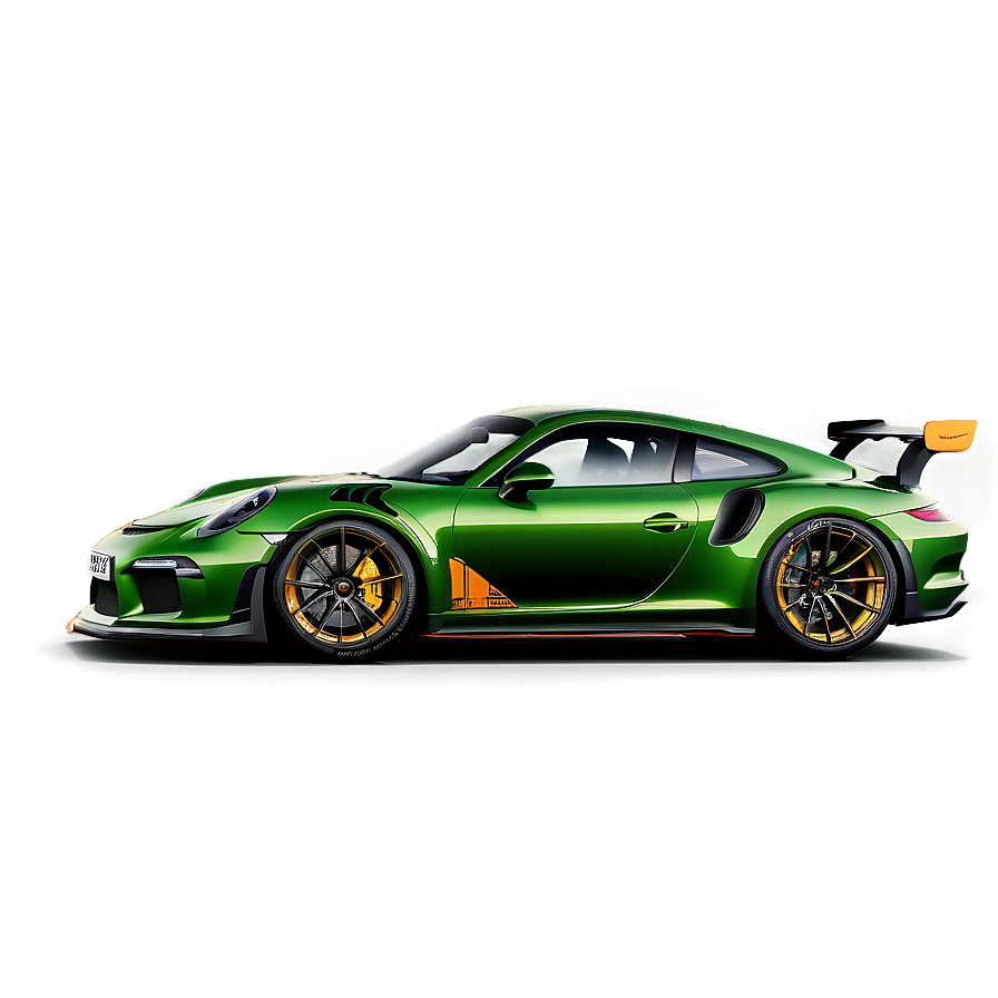 Sleek Porsche 911 Gt3 Rs Exterior Png Mah PNG image