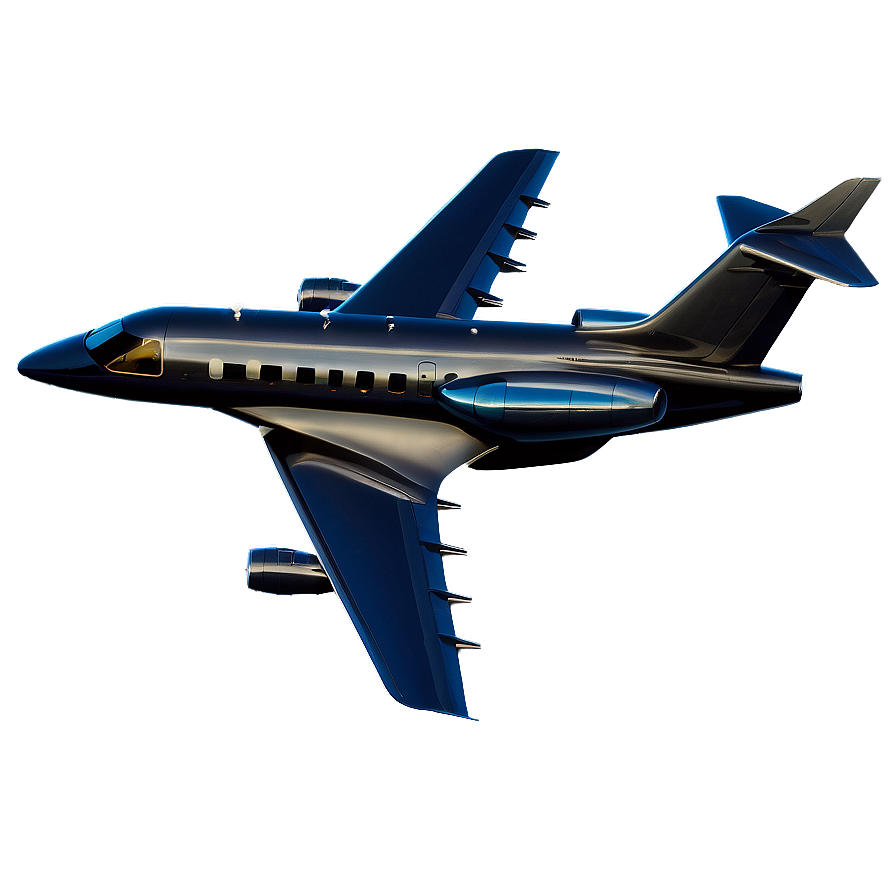 Sleek Private Jet Png 06122024 PNG image