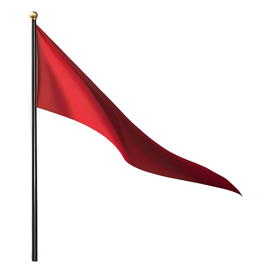 Sleek Red Flag Visual Png Tqg45 PNG image