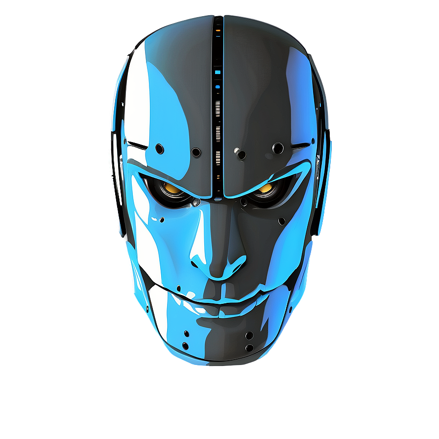 Sleek Robot Head Graphic Png 06212024 PNG image