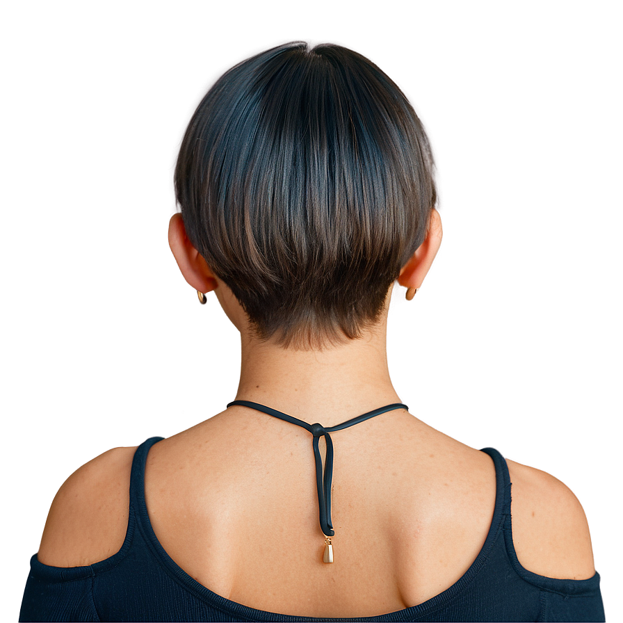 Sleek Short Hairdo Png 98 PNG image