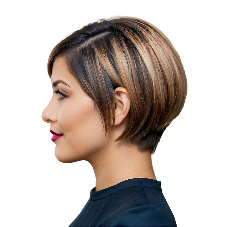 Sleek Short Hairdo Png Aii41 PNG image