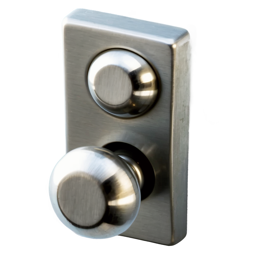 Sleek Stainless Steel Doorknob Png 06272024 PNG image