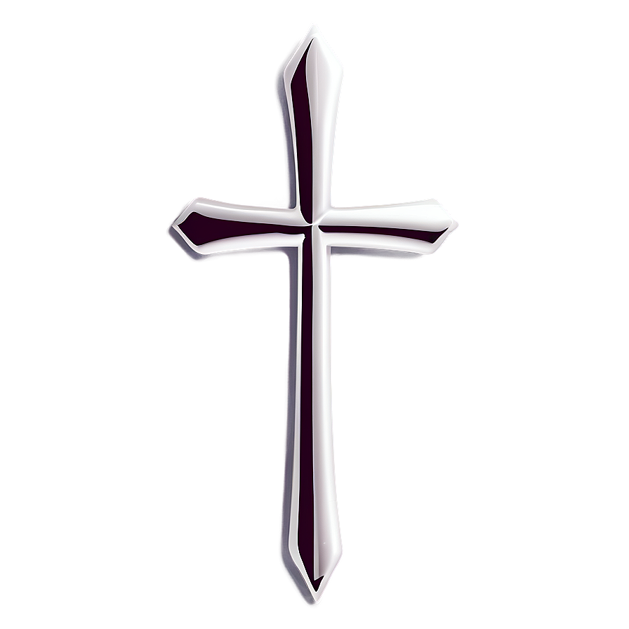 Sleek Thin Cross Graphic Png 43 PNG image