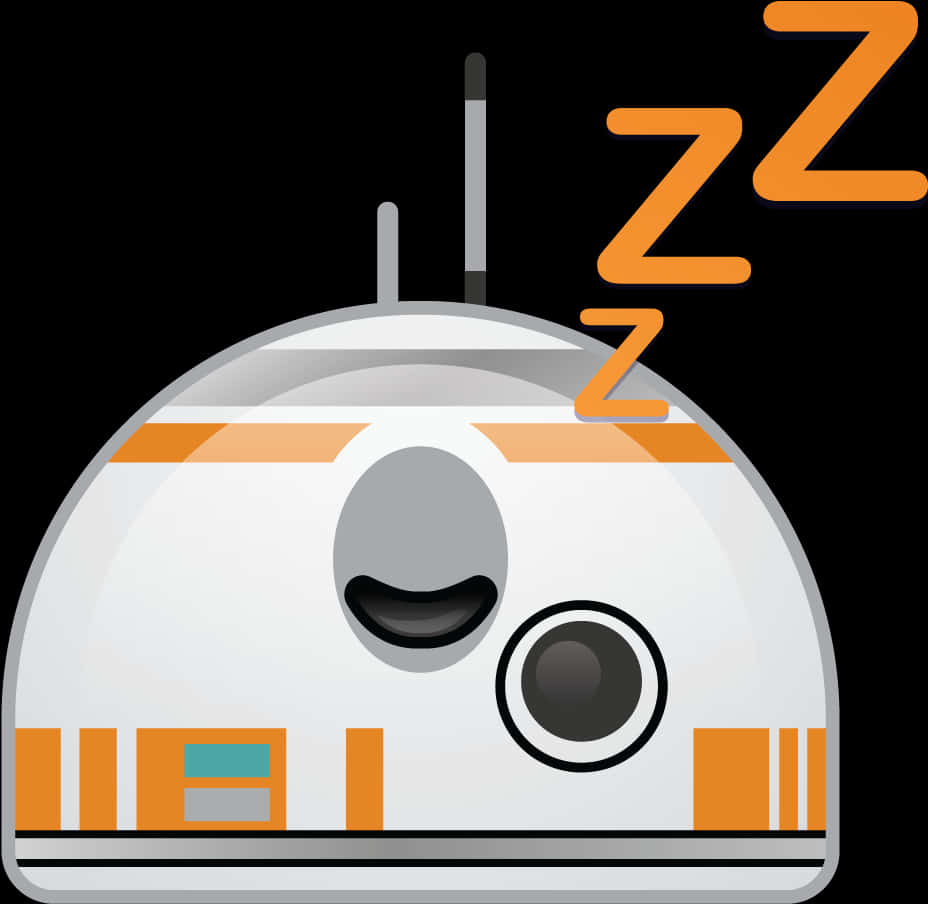 Sleeping B B8 Droid Star Wars PNG image