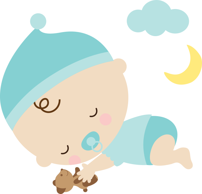 Sleeping Baby Cartoon PNG image