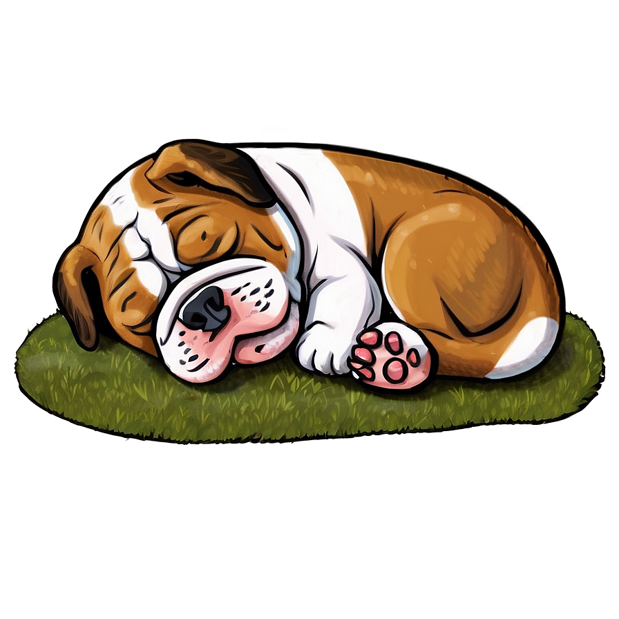 Sleeping Bulldog Png 60 PNG image