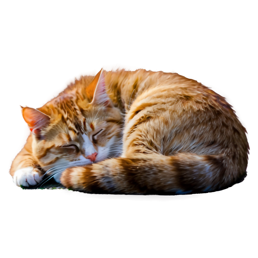 Sleeping Cat Png 9 PNG image