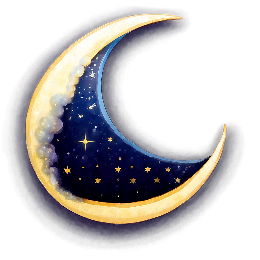 Sleeping Crescent Moon Png 06132024 PNG image