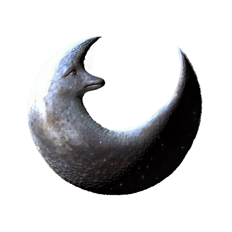 Sleeping Crescent Moon Png 06132024 PNG image