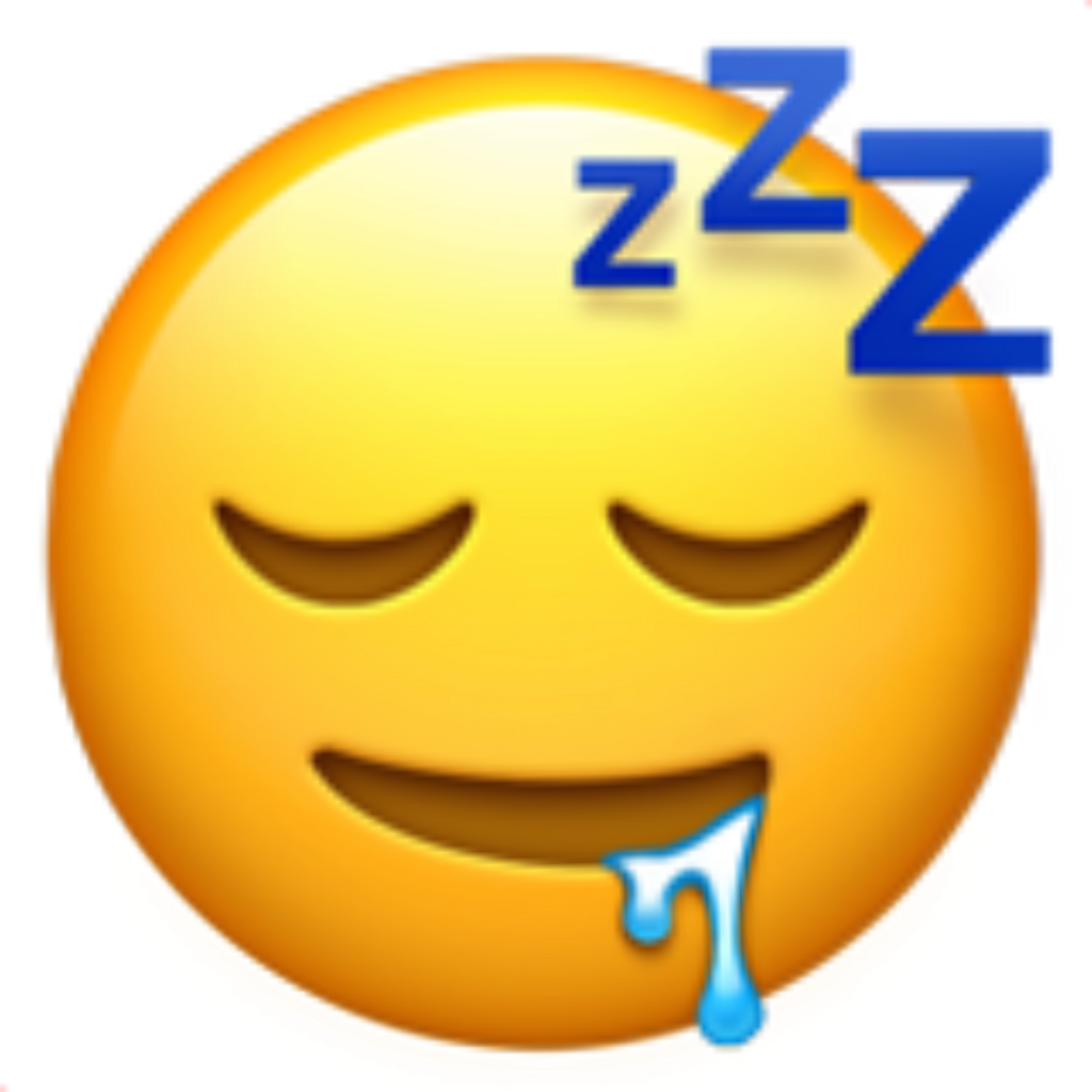 Sleeping Drooling Emoji PNG image