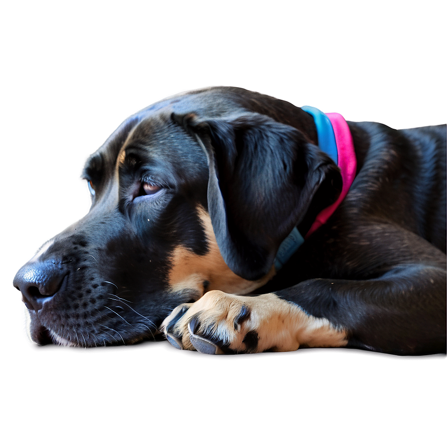 Sleeping Great Dane Png 06212024 PNG image