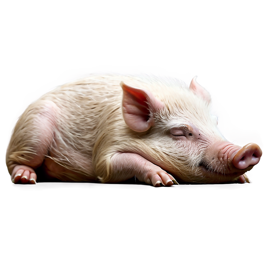 Sleeping Hog Png 79 PNG image