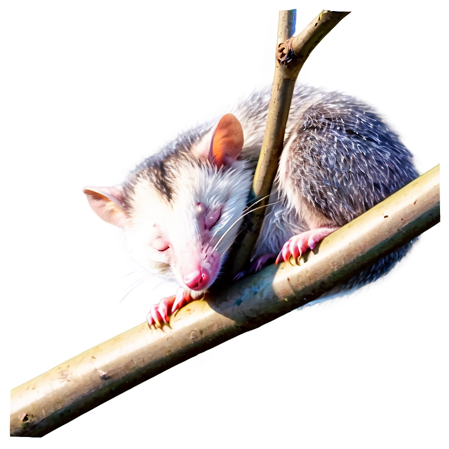 Sleeping Possum Cute Png Gnw10 PNG image