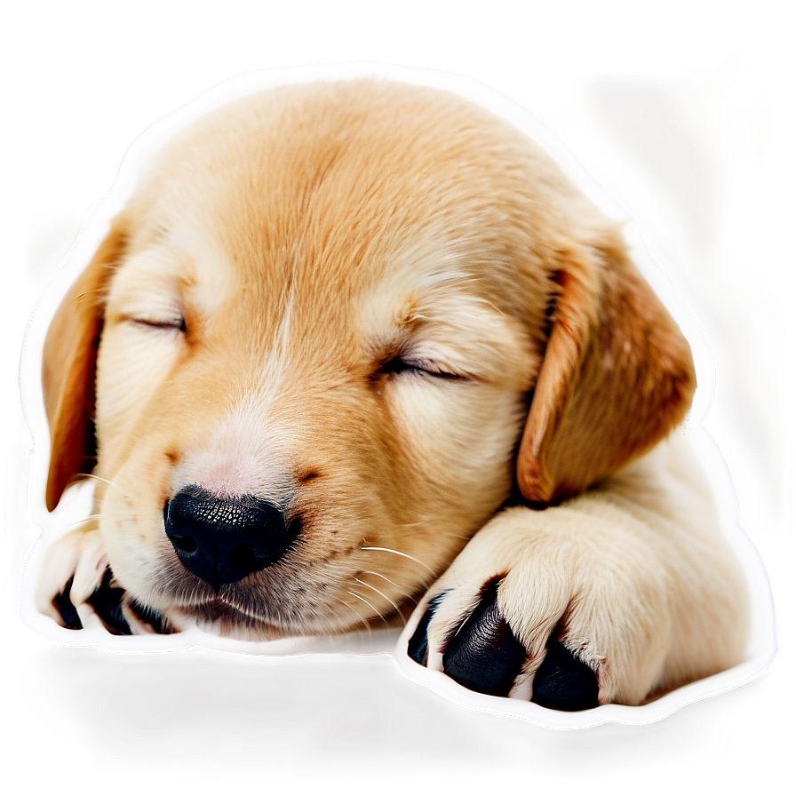 Sleeping Puppy Png 8 PNG image