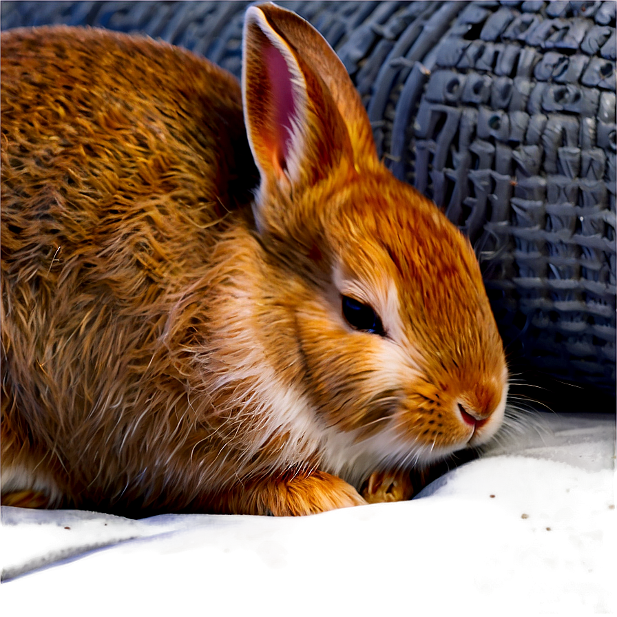 Sleeping Rabbit Png 2 PNG image